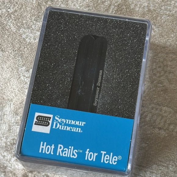 Brand New Seymour Duncan STHR-1b Hot Rails Bridge Tele Single Coil Pickup Black - Picture 9 of 14